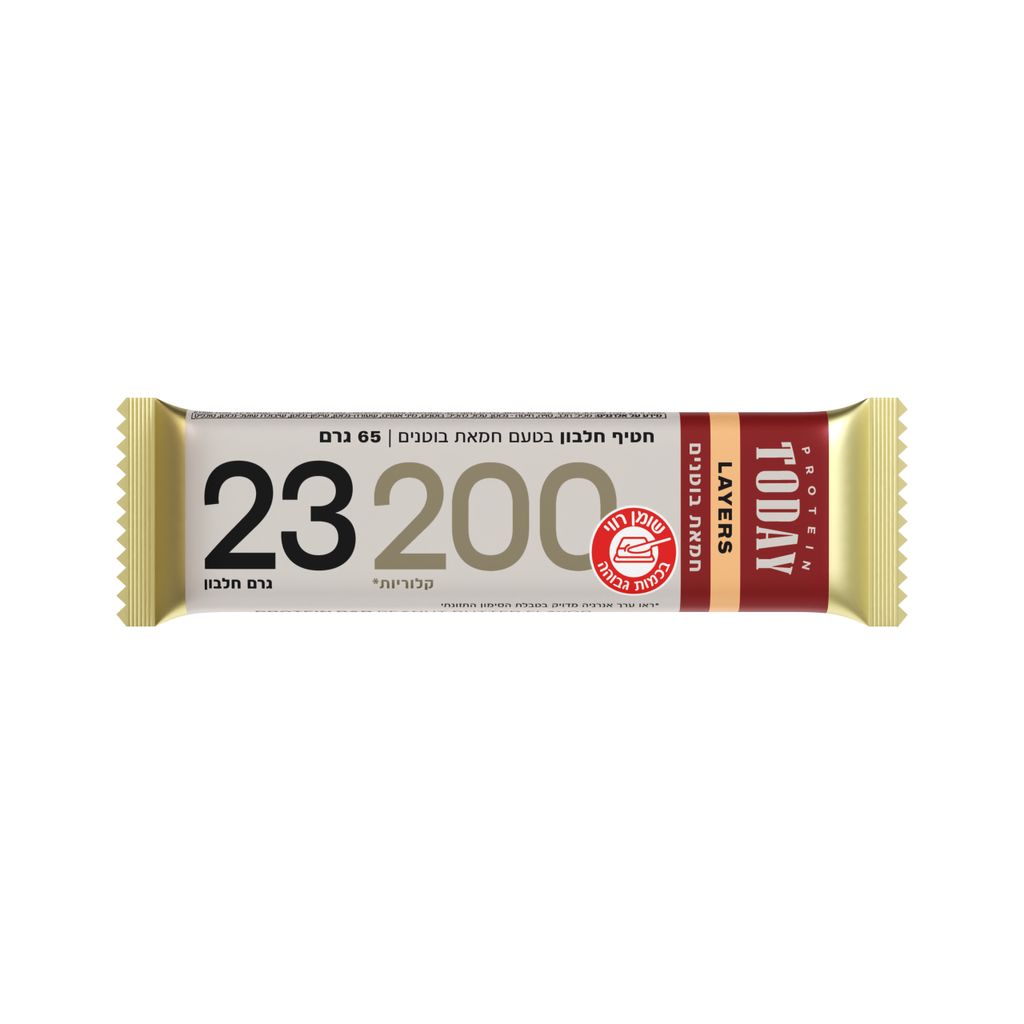 חטיף חלבון TODAY בטעם חמאת בוטנים 65 גרם