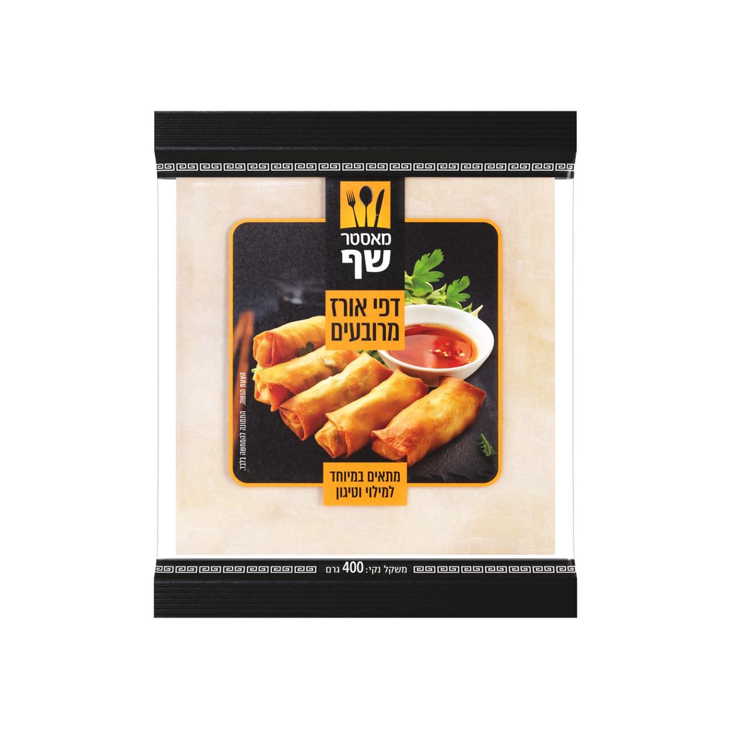 דפי אורז מרובעים 400 גרם