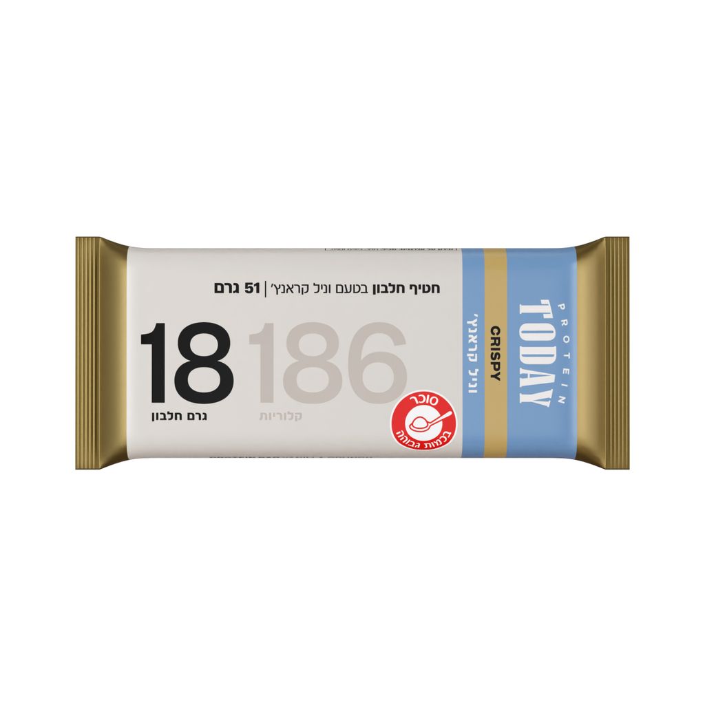טודיי חטיף חלבון וניל קראנץ' 51 גר'