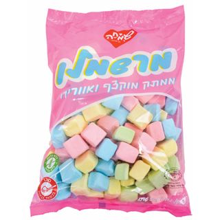 ‫מרשמלו קוביות תותי פרוטי צבעוני 500 גרם