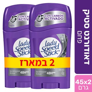 מארז זוג ליידי ספיד סטיק אלוורה ג'ל 65ג