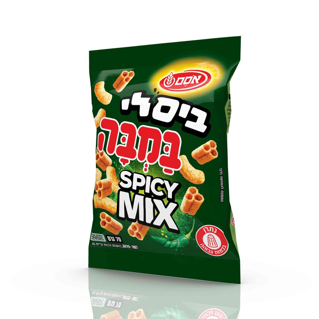במבה ביסלי מיקס חריף 70 גרם