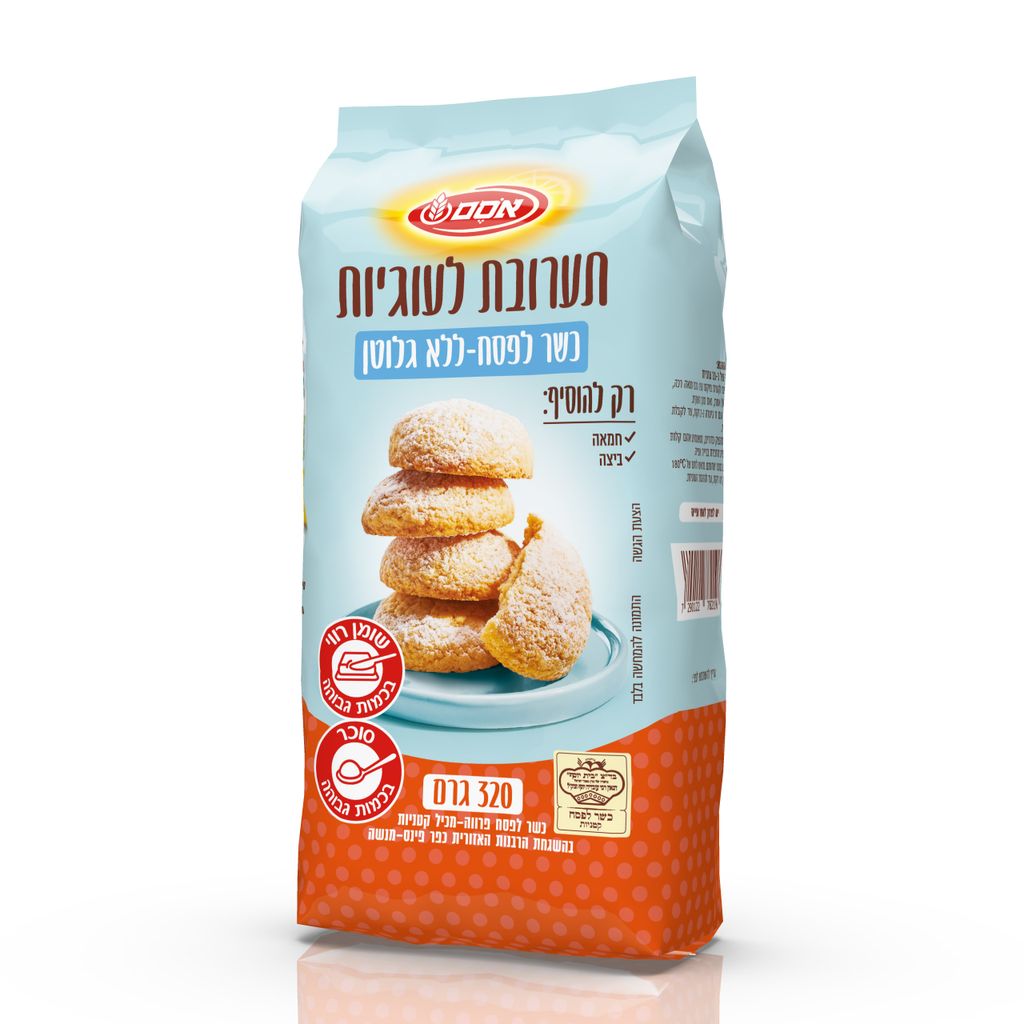 אסם תערובת אפייה לעו