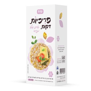 פריכיות בקופסא תירס דקות, 100 גרם