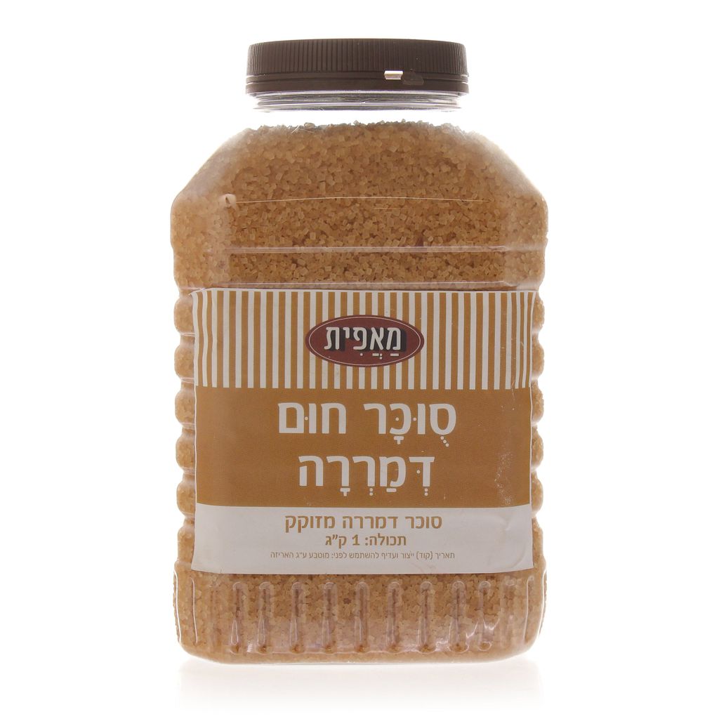 סוכר דמררה צנצנת1ק מאפית