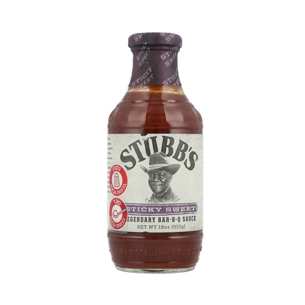 STUBB'S, רוטב ברביקיו מתוק, 510 גרם