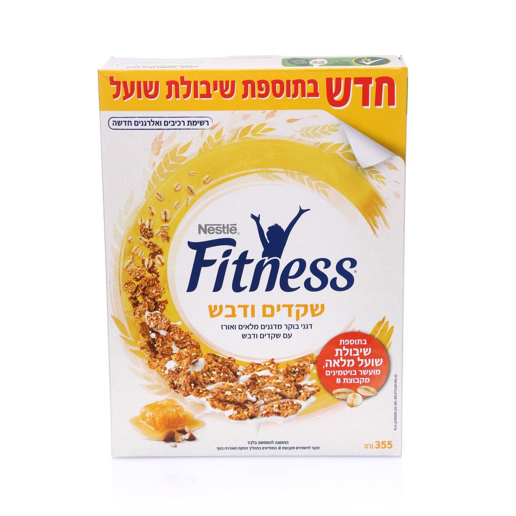 פיטנס שקדים ודבש 14*355גרם 2017