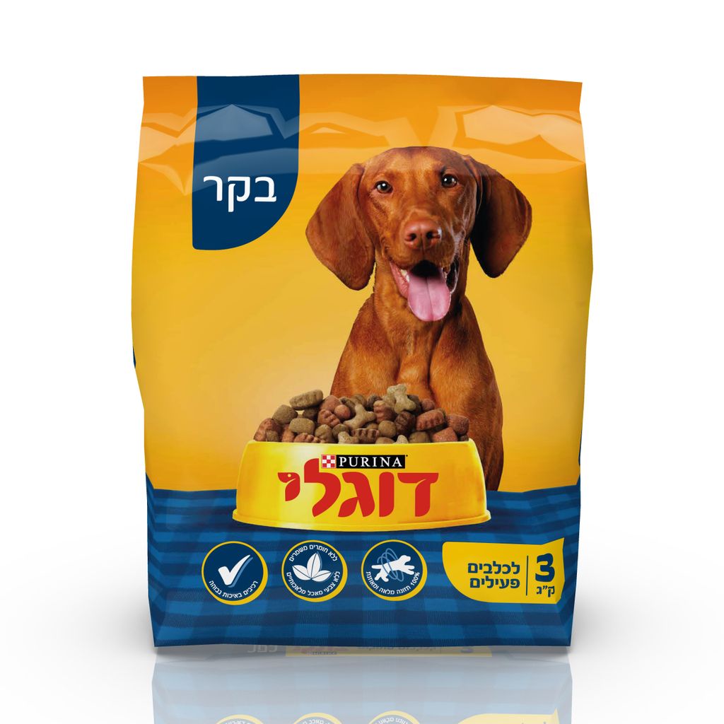 דוגלי אקטיב 3 ק"ג