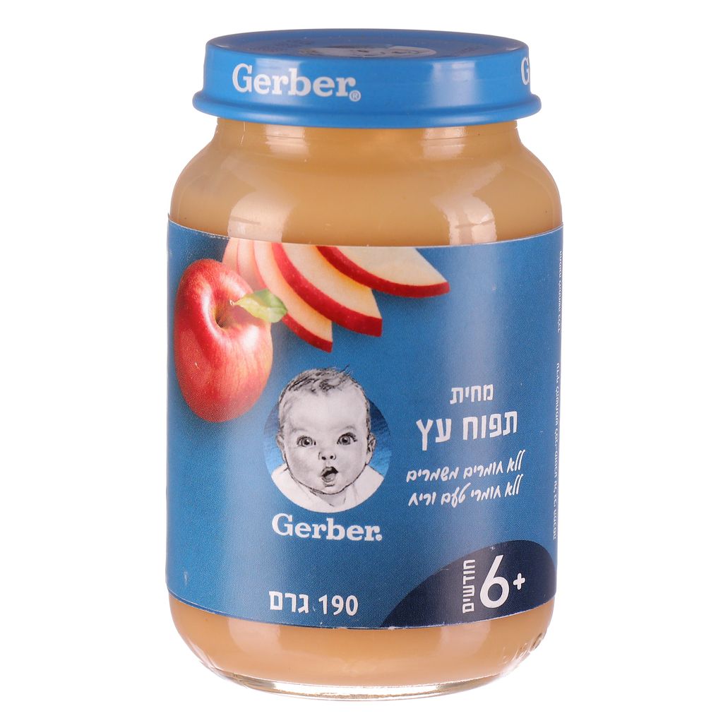 גרבר מחית תפוחי עץ 190 גרם