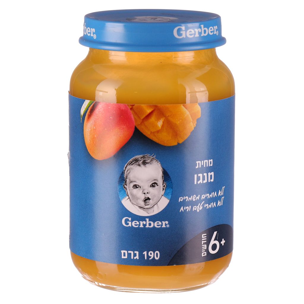 גרבר מחית מנגו 190 גרם