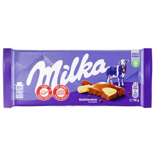 שוקולד חום לבן מילקה 90 גרם