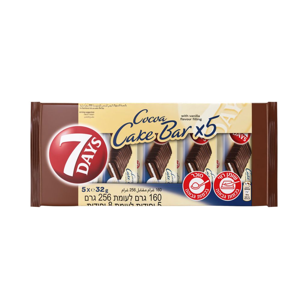 7דייז עוגות במילוי וניל 5*32 גרם