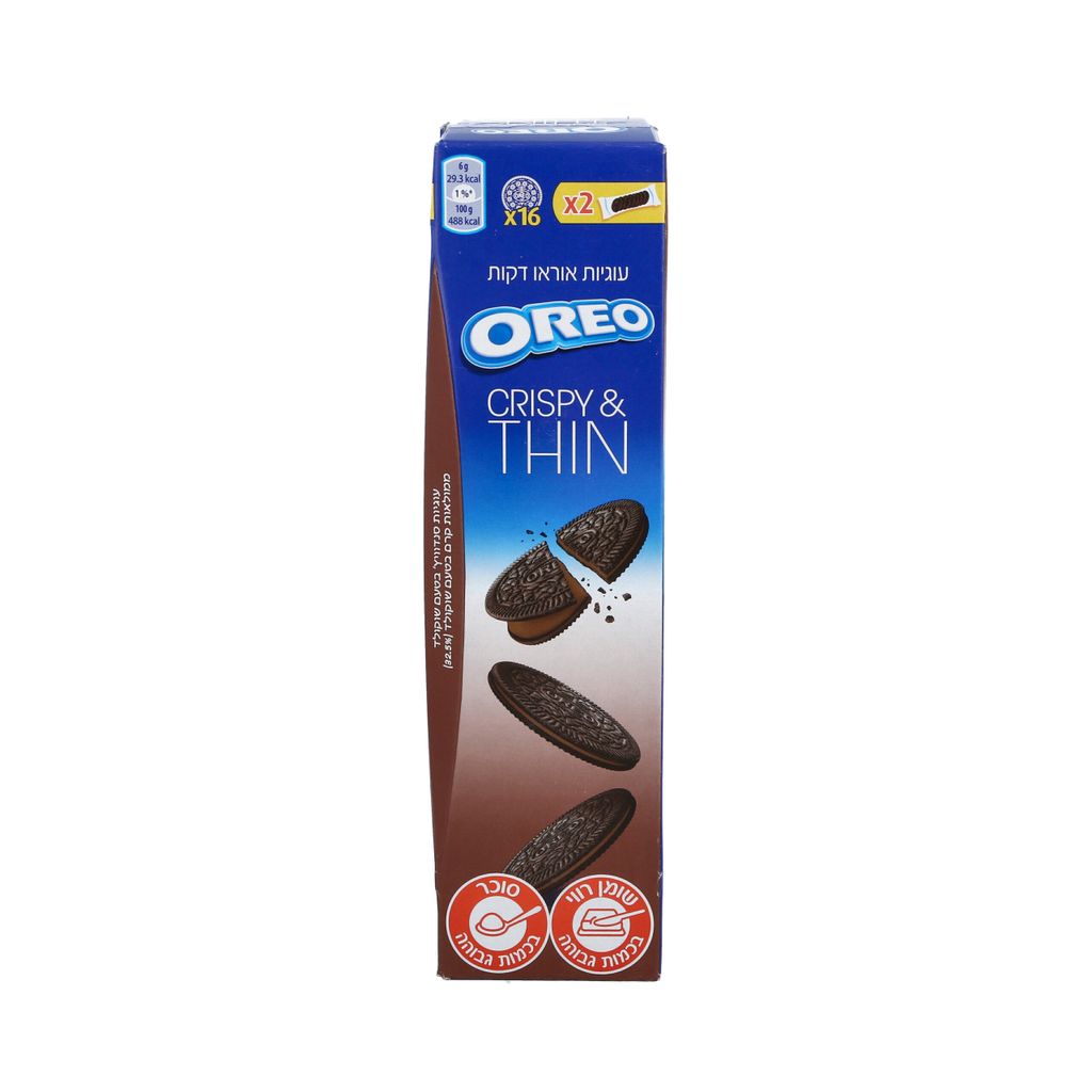 עוגיות אוראו דקות בטעם שוקולד 96 גרם