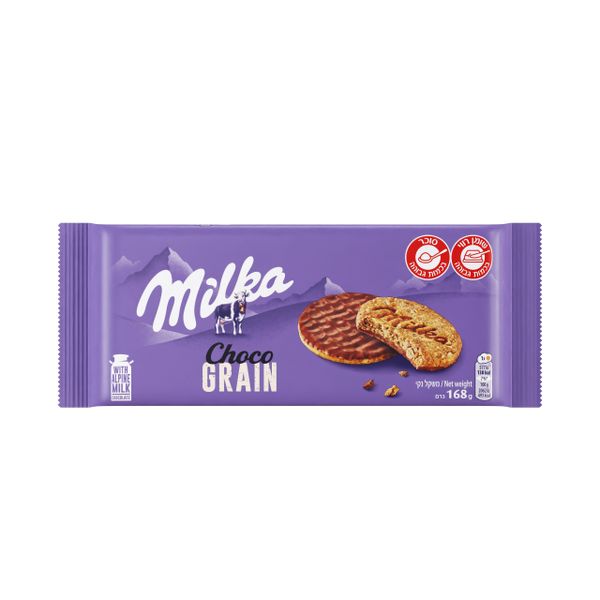 עוגיות מילקה גריינס שיבולת שועל ושוקולד