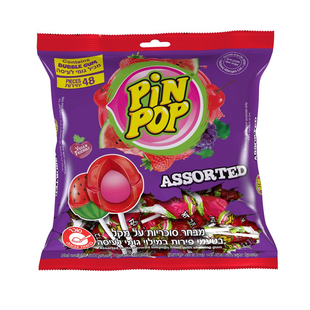 לקקן פיןפופ פירות 14גר48Xיח'