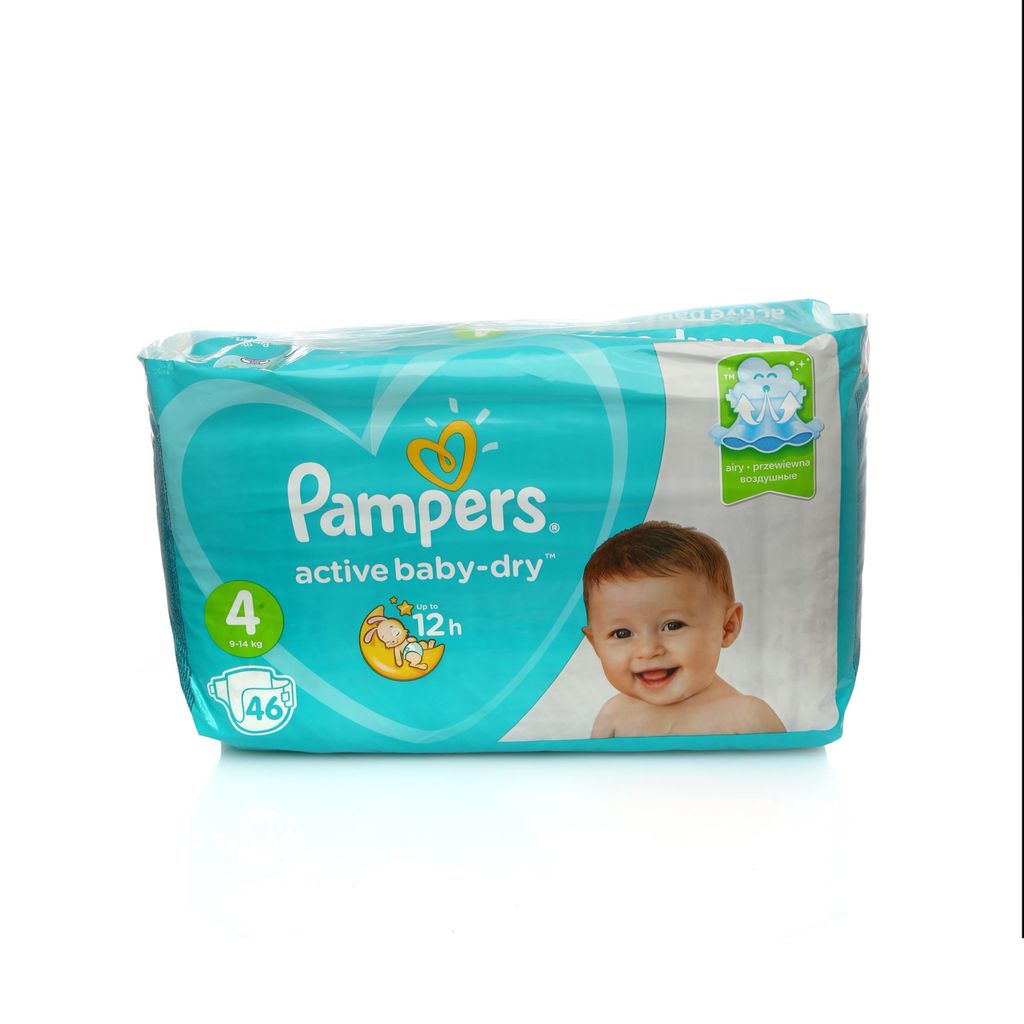 אקטיב בייבי דריי חיתולים מידה 4+