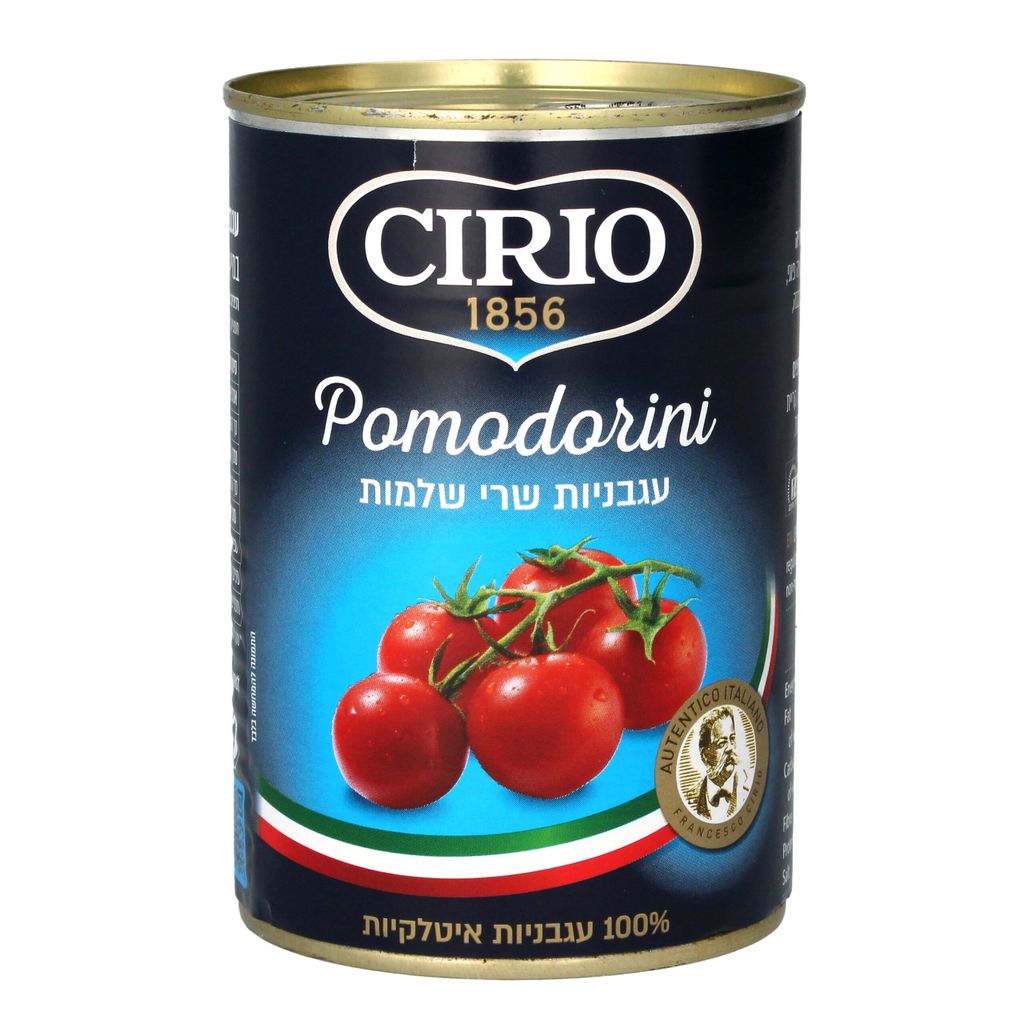 עגבניות שרי מקולפות 400 גר CIRIO
