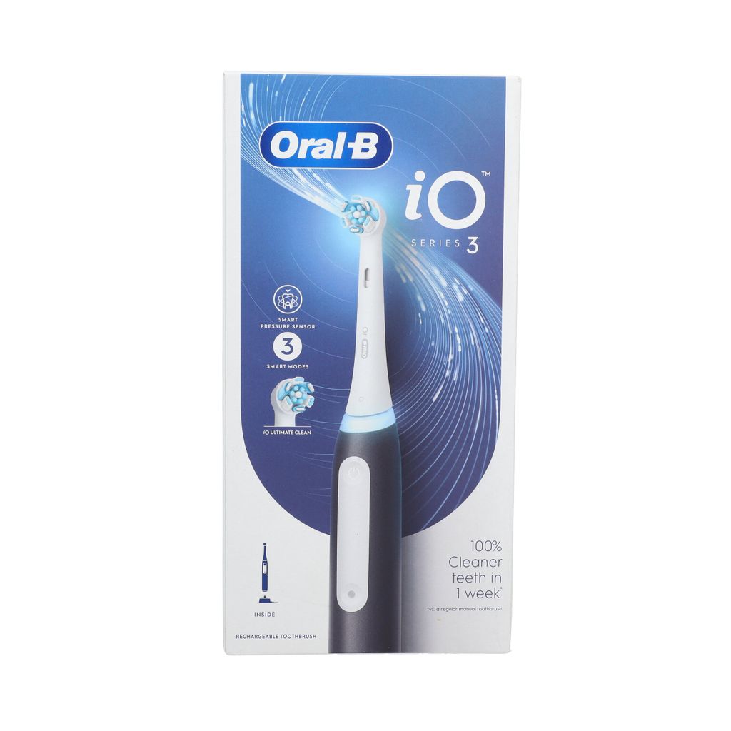 אורל בי מברשת שיניים חשמלית iO3 (שחור)