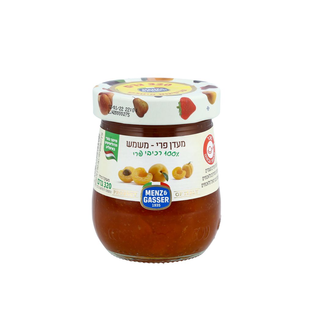 מעדן משמש מנז אנד גאסר ויסוצקי 300 גרם