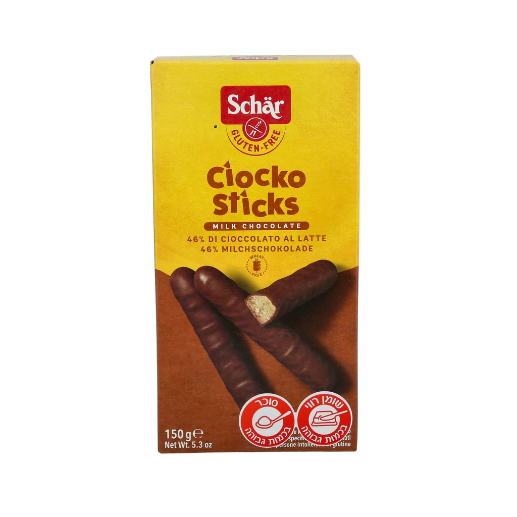 SCHAR שוקו סטיק ללא גלוטן 150 גרם