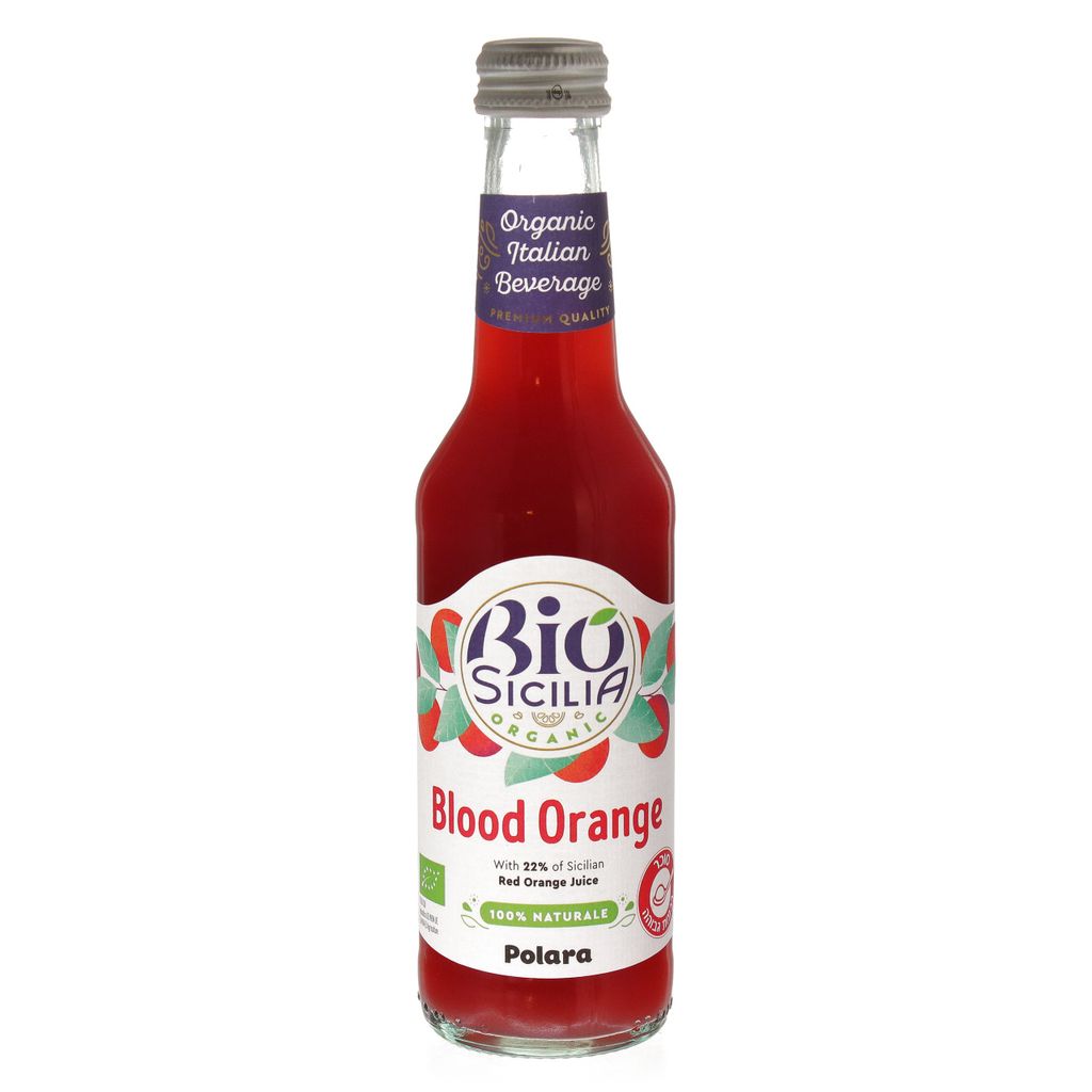 Bio SICILIAnמשקה תפוזי דם מוגז אורגניn275 מל