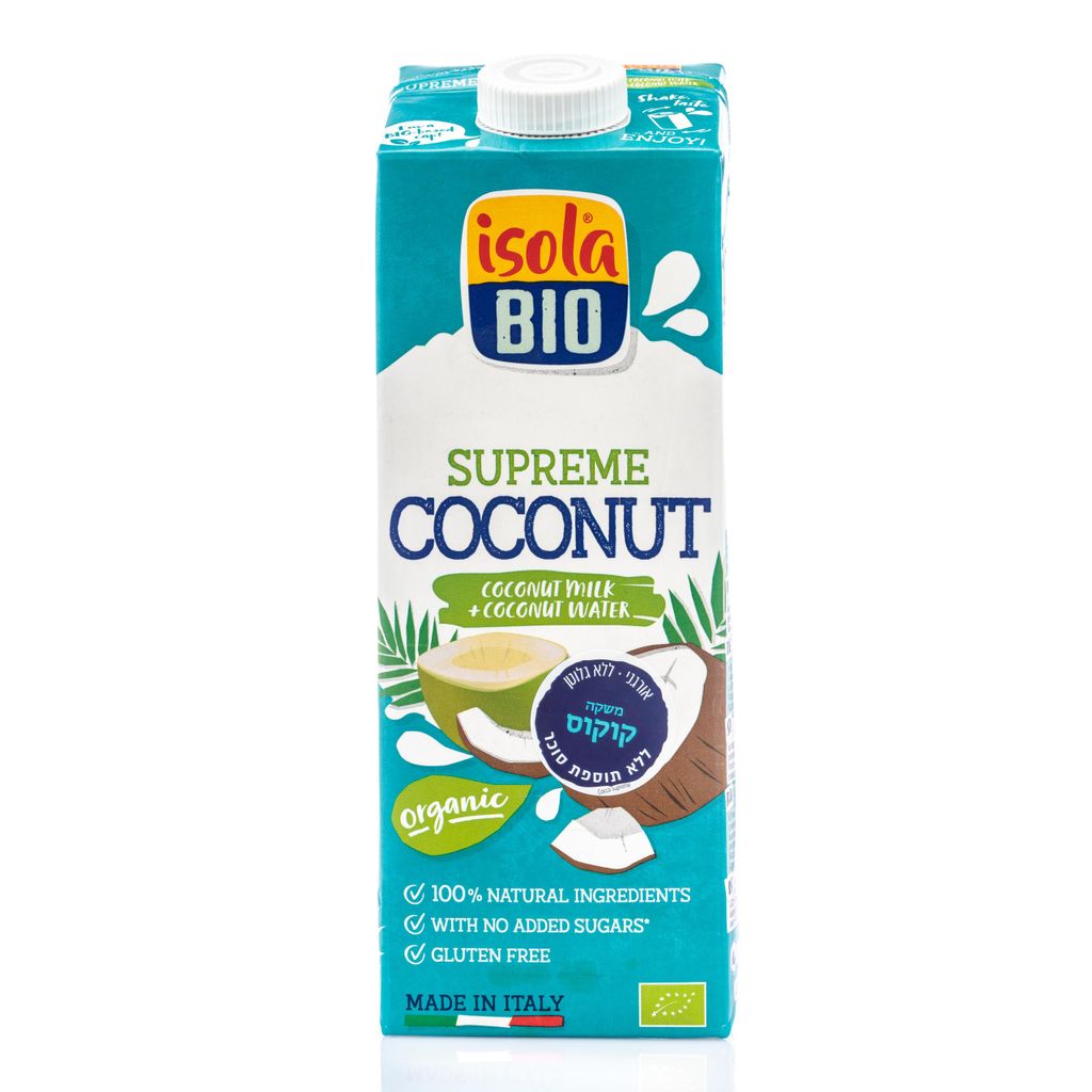 משקה קוקוס אורגני 1ליטר ISOLA
