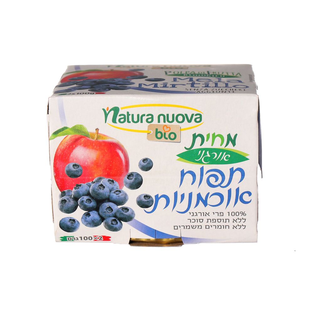 מחית אגס אורגני זוג