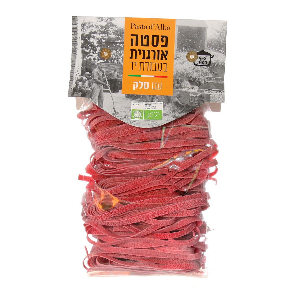 פסטה עם סלק אורגני 250 גרם