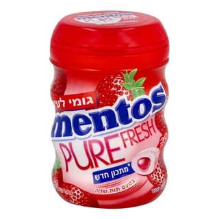 מסטיק בקבוק בטעם תות שדה