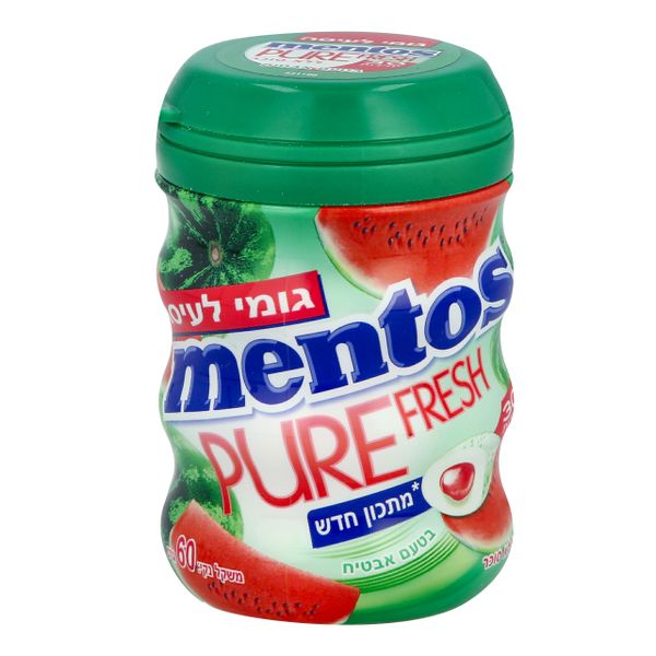מנטוס מסטיק בקבוקון פיור פרש בטעם אבטיח
