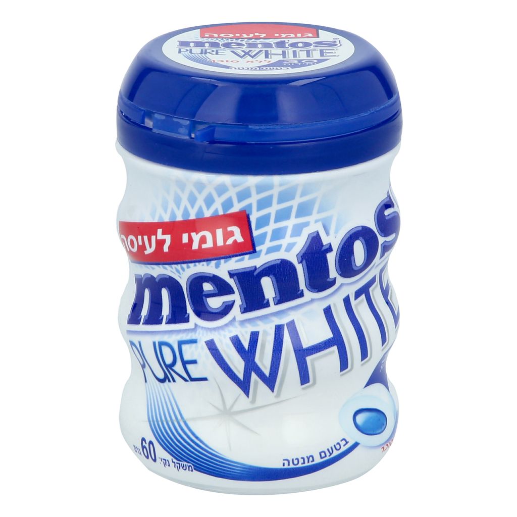 מנטוס פיור וויט מנטה60ג