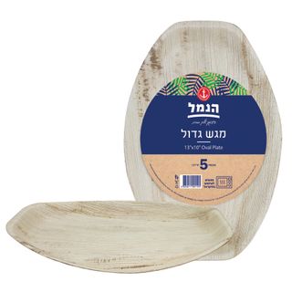 מגש אובלי גדול מדקל