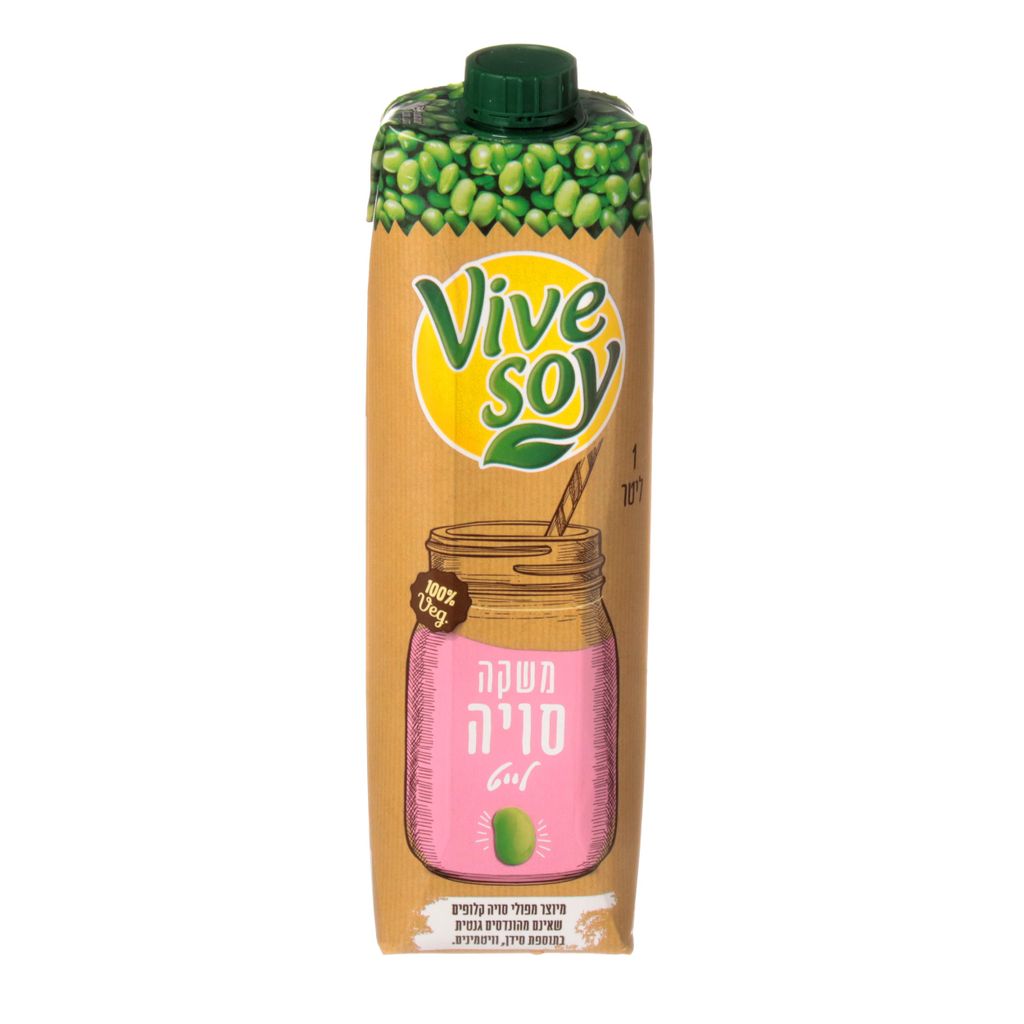 ויוה סוי משקה סויה לייט קרטונית ליטר