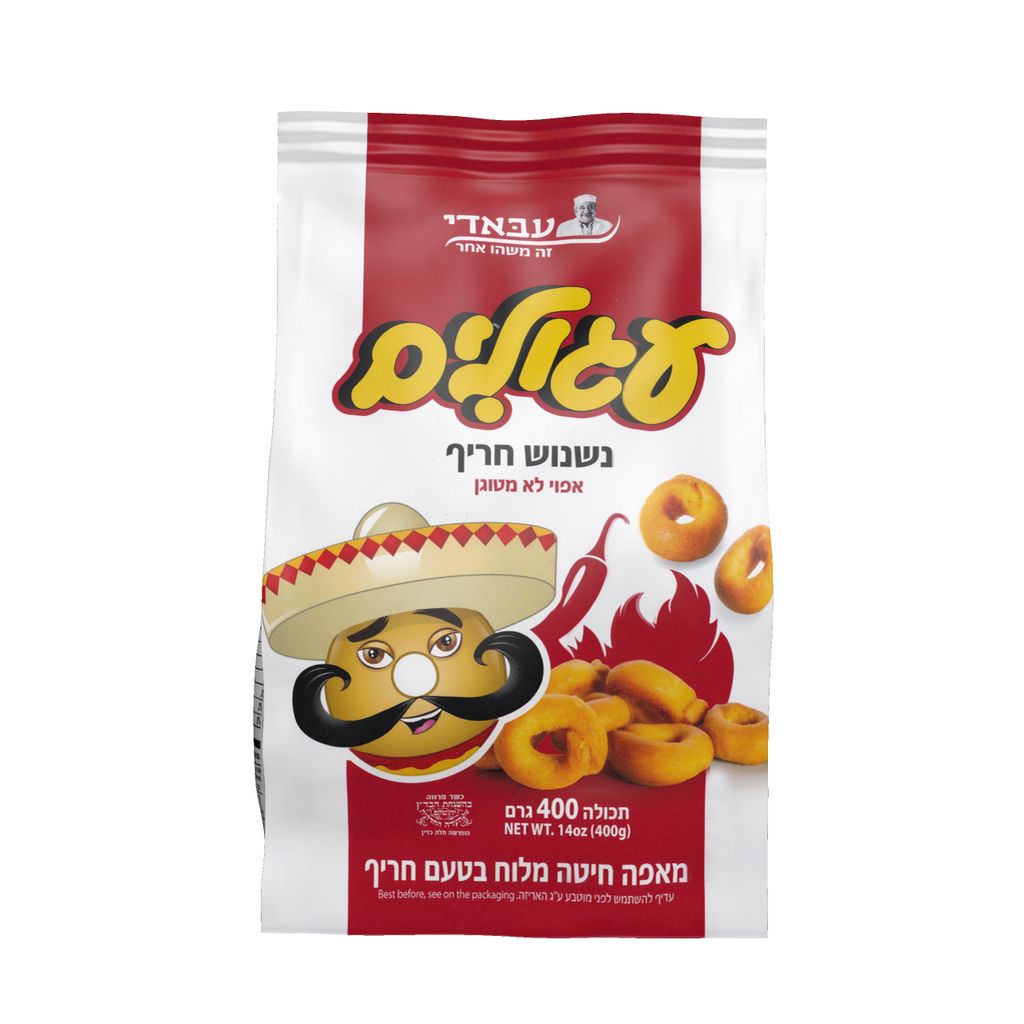 עגולים - נשנוש חריף  400 גרם