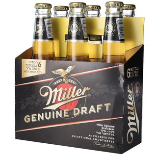 בירה מילר שישייה 330
