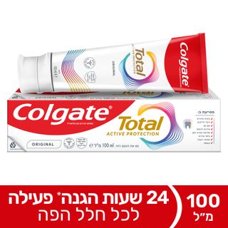 קולגייט טוטאל משחה קלין מינט 100מל החדשה