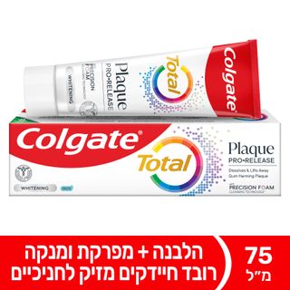 קולגייט טוטאל פלאק פרו רליס מנטה מרעננת