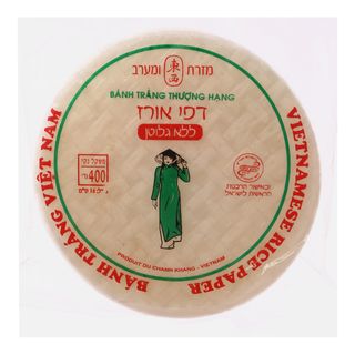 דפי אורז 16 ס"מ 400 גר' (Trav) ללא גלוטן