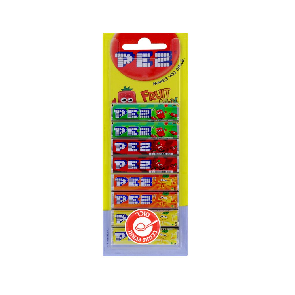 סוכריות פז בטעם פירות 68 גרם